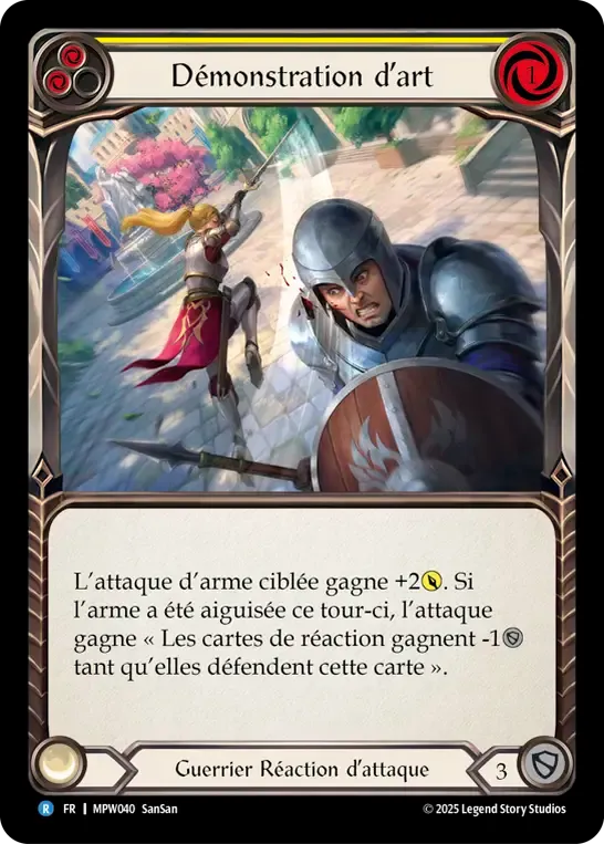Démonstration d’art — Mastery Pack Warrior — Flesh and Blood