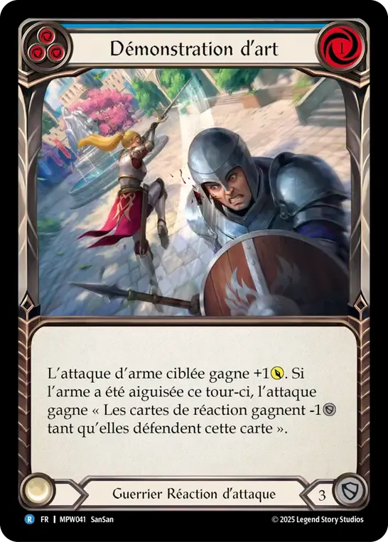 Démonstration d’art — Mastery Pack Warrior — Flesh and Blood