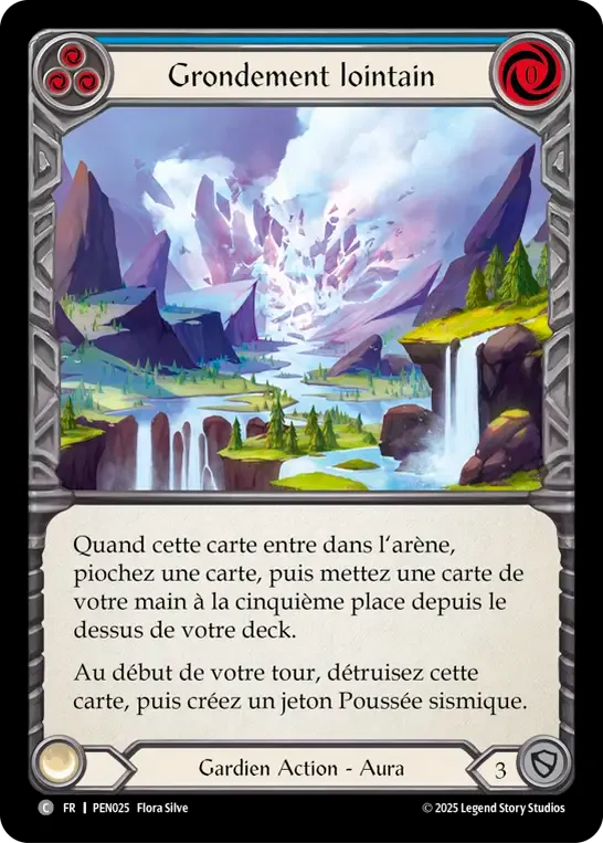 Distant Rumbling (Blue) — Compendium of Rathe — Flesh and Blood