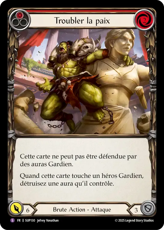 Troubler la paix — Super Slam — Flesh and Blood