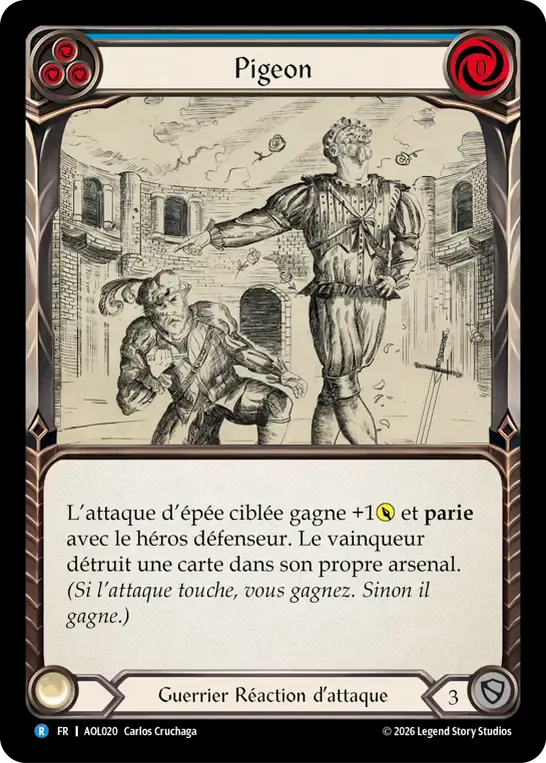 Pigeon — Armory Deck - Olympia, Prized Fighter — Flesh and Blood