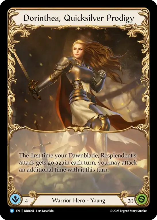 Dorinthea, Quicksilver Prodigy — Flesh and Blood: Promo Cards — Flesh and Blood