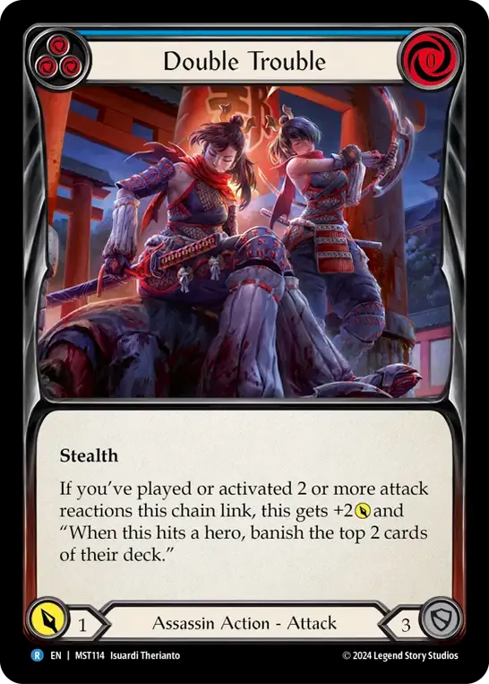 Double problème — Part the Mistveil — Flesh and Blood