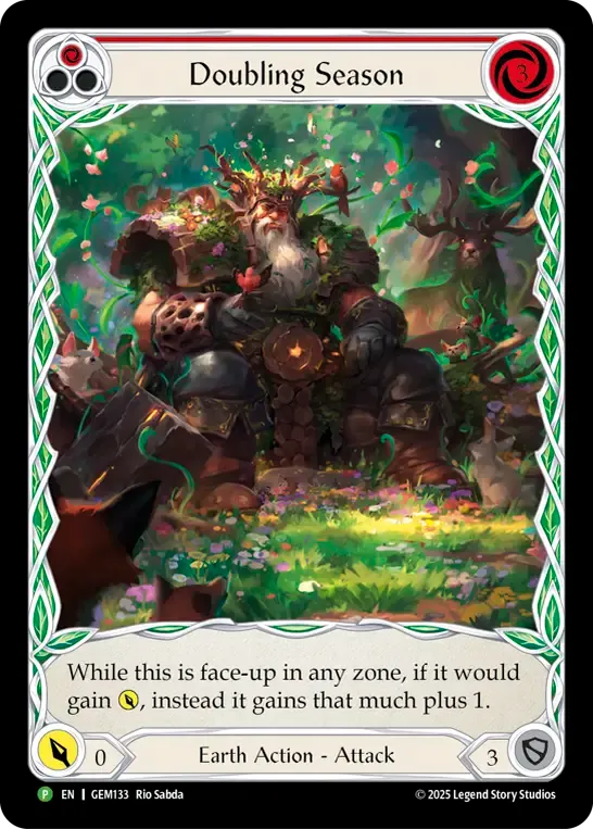 Doubling Season — GEM - Pack 4 — Flesh and Blood