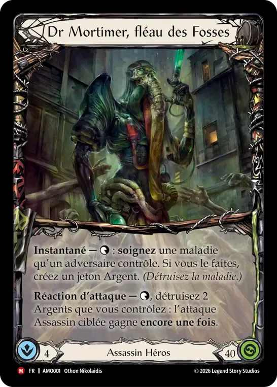 Dr Mortimer, fléau des Fosses — Armory Deck - Dr. Mortimer, Blight of the Pits — Flesh and Blood