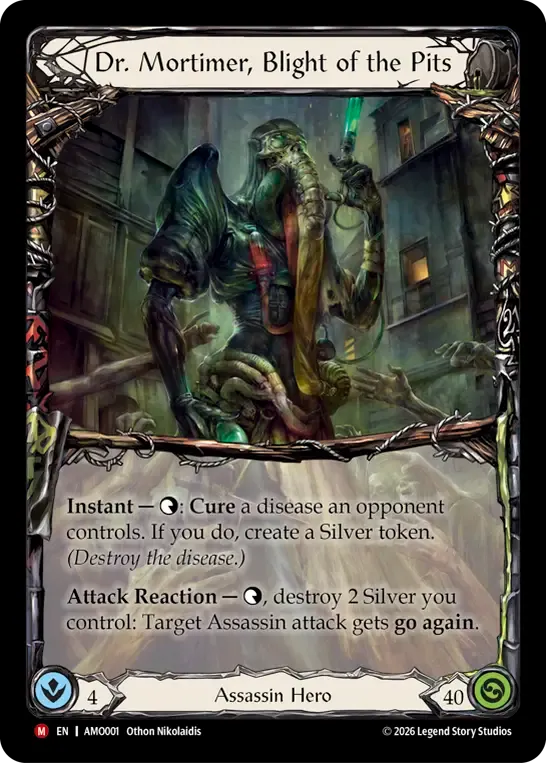 Dr. Mortimer, Blight of the Pits — Armory Deck - Dr. Mortimer, Blight of the Pits — Flesh and Blood