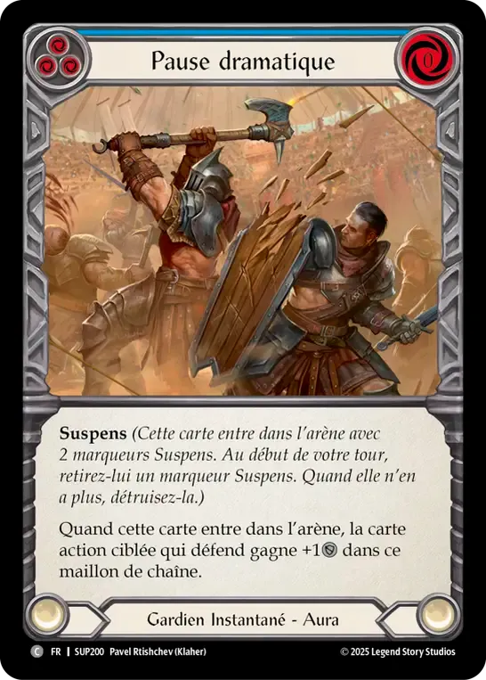Pause dramatique — Super Slam — Flesh and Blood