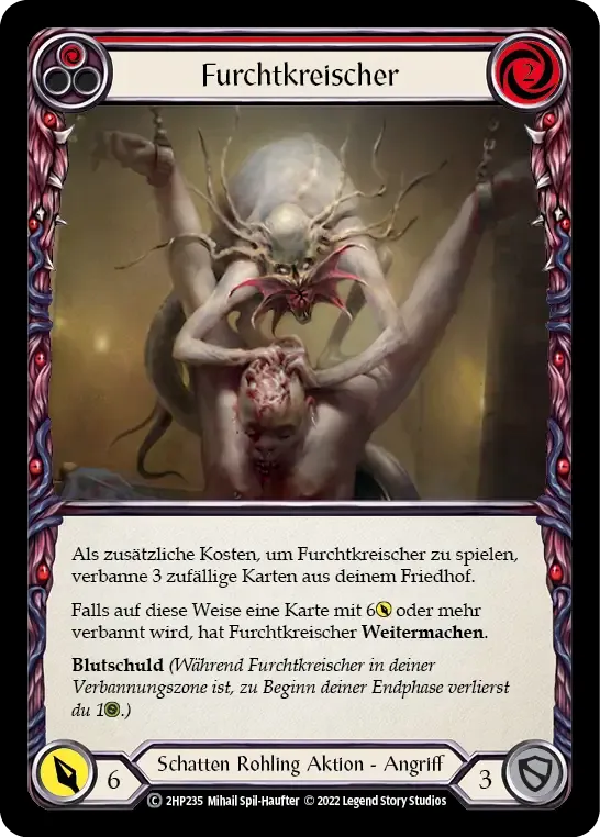 Dread Screamer (Red) — History Pack 2 - Black Label — Flesh and Blood