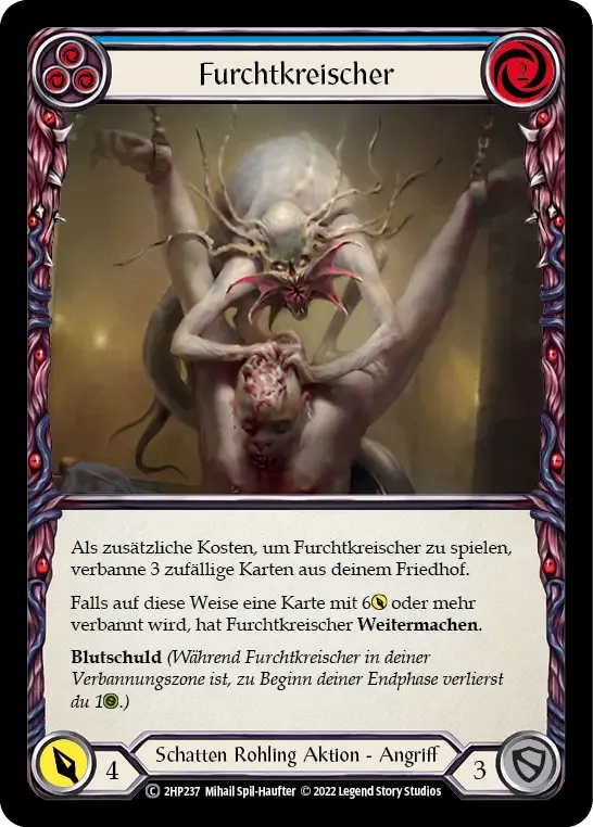 Dread Screamer (Blue) — History Pack 2 - Black Label — Flesh and Blood