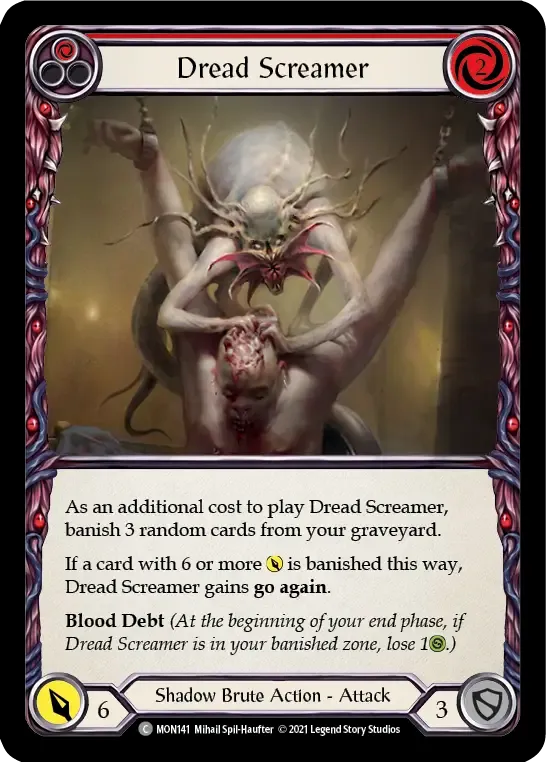 Dread Screamer (Red) — Monarch — Flesh and Blood