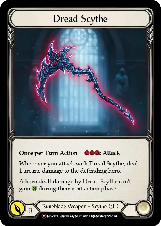Dread Scythe — Monarch - Unlimited — Flesh and Blood