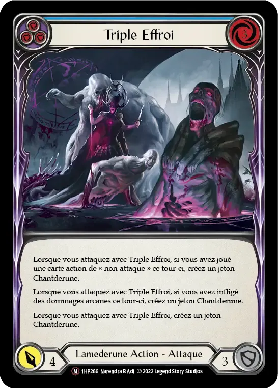 Triple Effroi from History Pack 1 - Black Label - Flesh and Blood