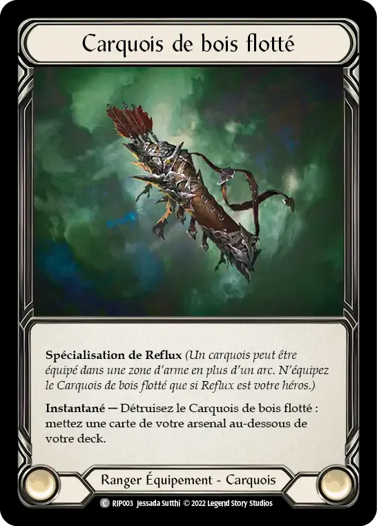 Carquois de bois flotté — Riptide - Blitz Deck — Flesh and Blood