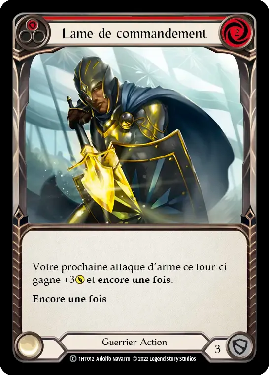Lame de commandement — Dorinthea - Blitz Deck — Flesh and Blood