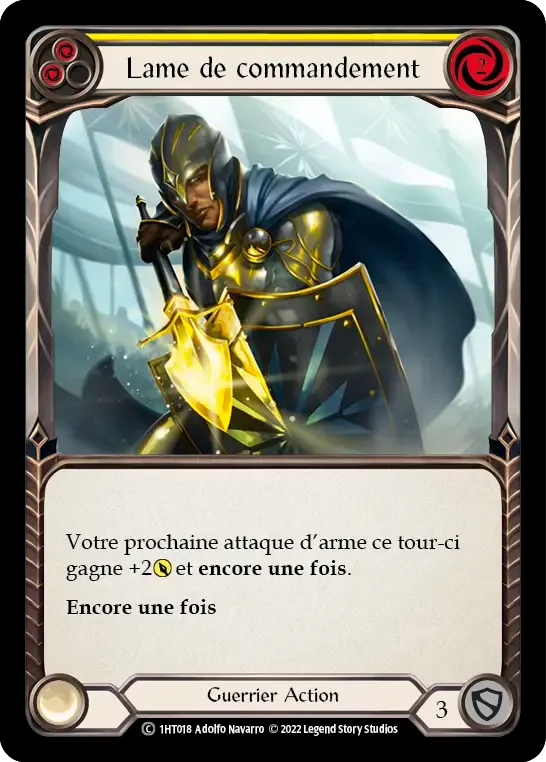 Lame de commandement — Dorinthea - Blitz Deck — Flesh and Blood