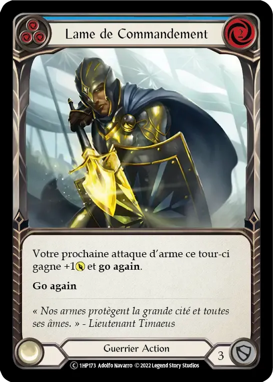 Lame de Commandement — History Pack 1 - Black Label — Flesh and Blood