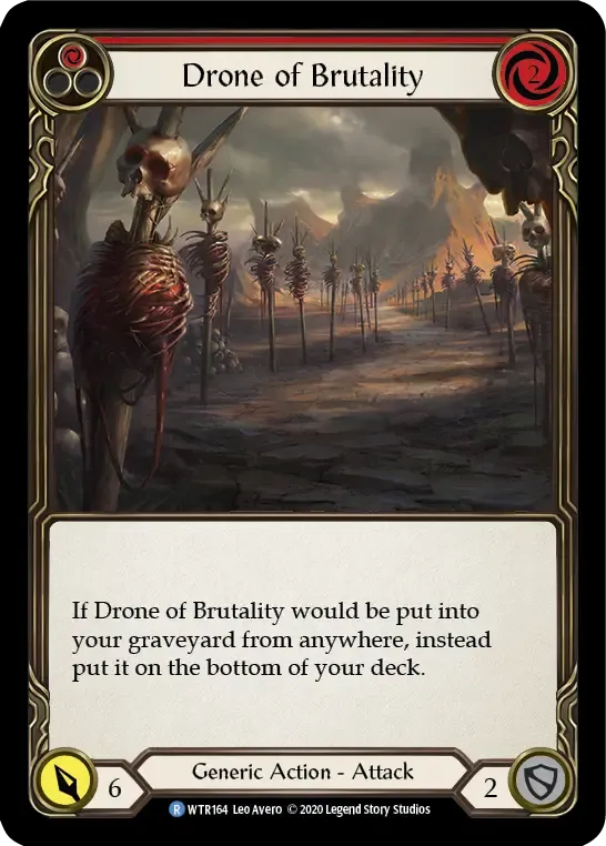 Drone of Brutality (Red) — Welcome to Rathe - Unlimited — Flesh and Blood