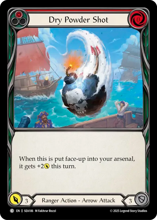 Dry Powder Shot (Red) — High Seas — Flesh and Blood