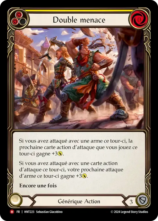 Double menace — The Hunted — Flesh and Blood