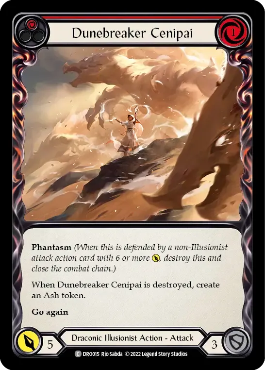 Dunebreaker Cenipai (Red) — Dromai - Blitz Deck — Flesh and Blood