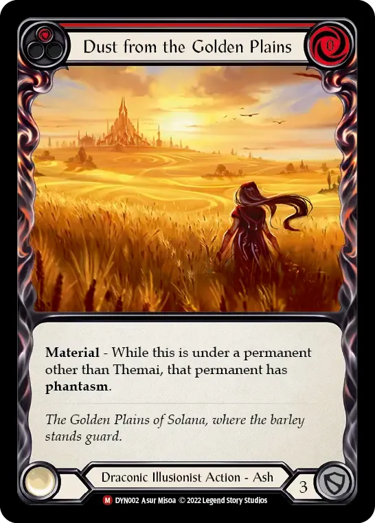 Dust from the Golden Plains — Dynasty — Flesh and Blood