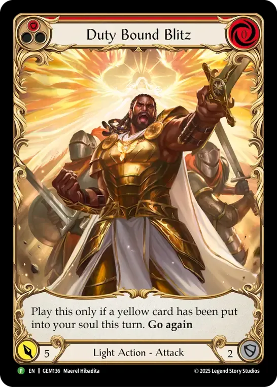 Duty Bound Blitz — Flesh and Blood: Promo Cards — Flesh and Blood