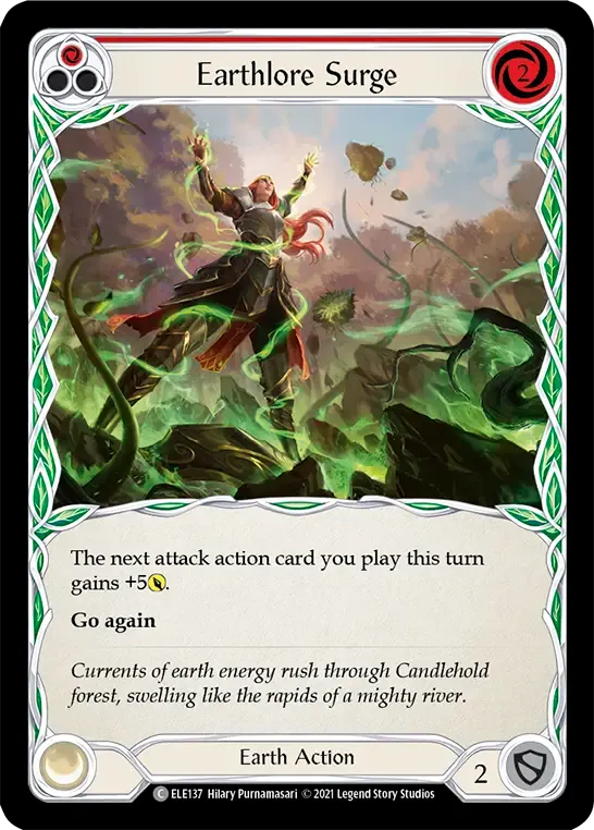 Earthlore Surge (Red) — Tales of Aria — Flesh and Blood