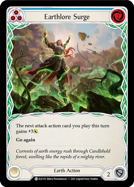 Earthlore Surge (Blue) — Tales of Aria — Flesh and Blood