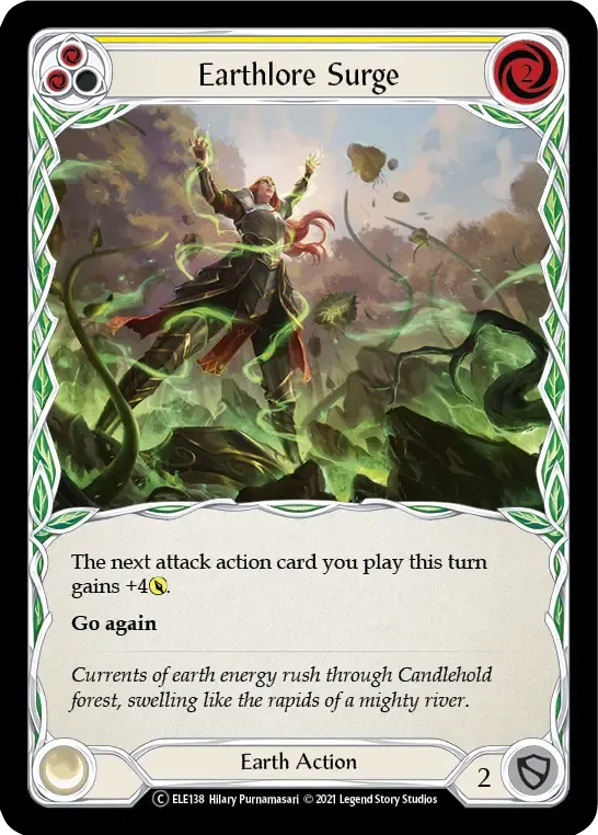 Earthlore Surge (Yellow) — Tales of Aria - Unlimited — Flesh and Blood