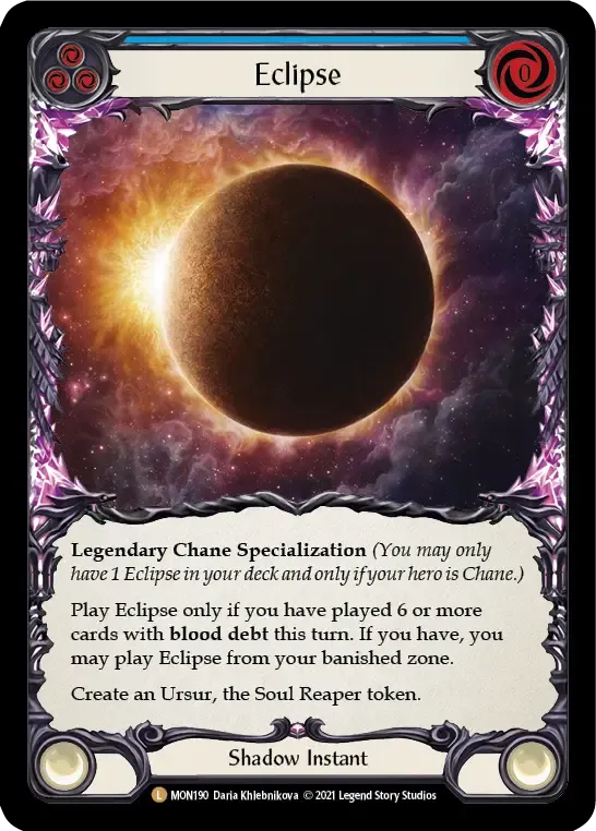 Eclipse — Monarch — Flesh and Blood