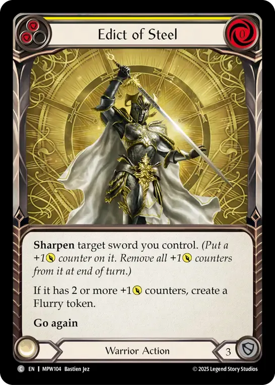 Décret d’acier — Mastery Pack Warrior — Flesh and Blood
