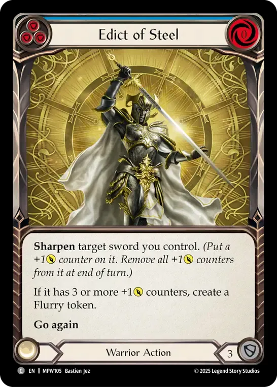 Décret d’acier — Mastery Pack Warrior — Flesh and Blood
