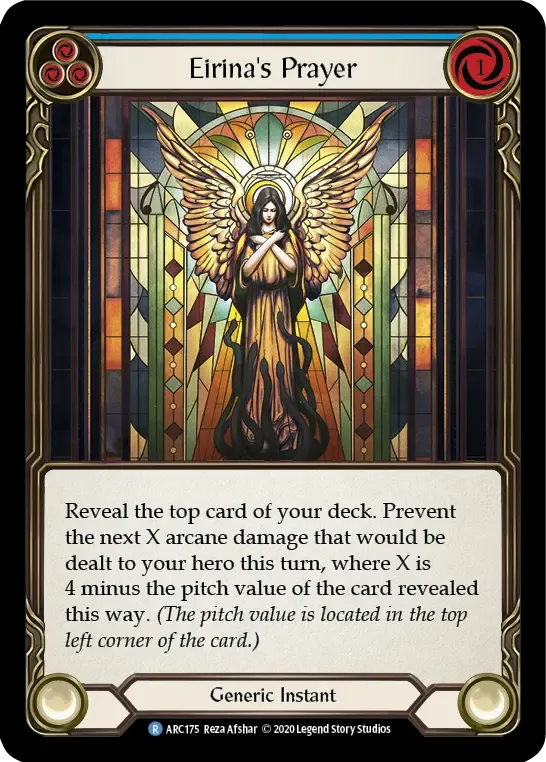 Eirina's Prayer (Blue) — Arcane Rising - Unlimited — Flesh and Blood