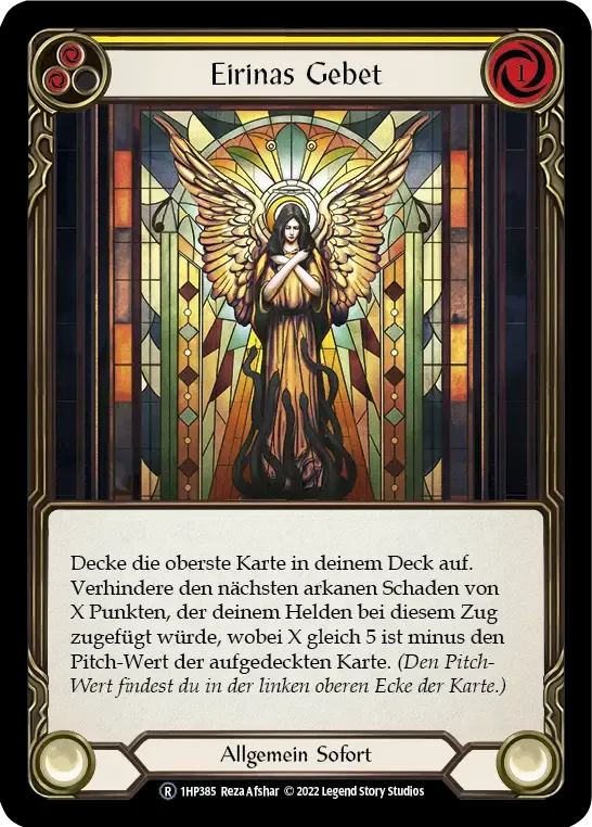 Eirina's Prayer (Yellow) — History Pack 1 - Black Label — Flesh and Blood