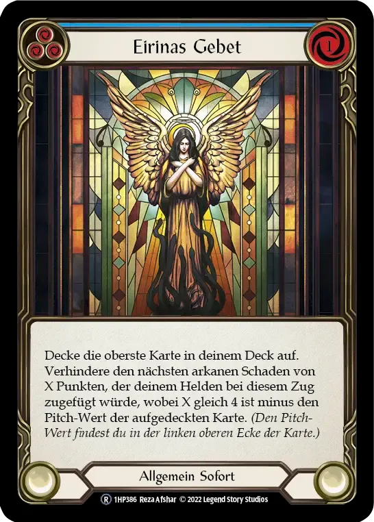 Eirina's Prayer (Blue) — History Pack 1 - Black Label — Flesh and Blood