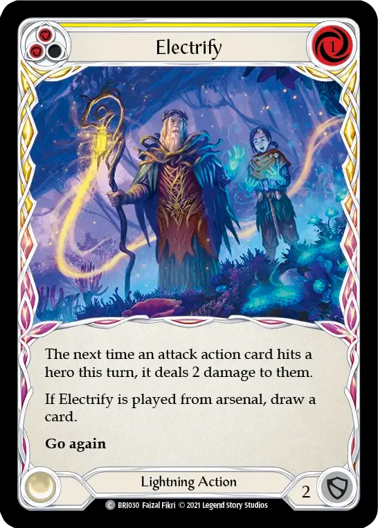 Electrify (Yellow) — Briar - Blitz Deck — Flesh and Blood
