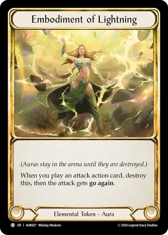 Embodiment of Lightning — 1st Strike - Aurora — Flesh and Blood
