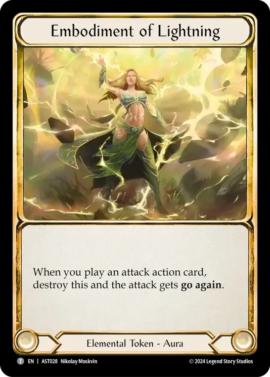 Incarnation de la foudre — Armory Deck - Aurora, Shooting Star — Flesh and Blood