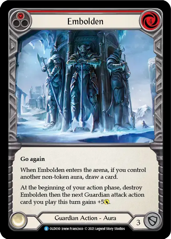 Embolden (Red) — Oldhim - Blitz Deck — Flesh and Blood