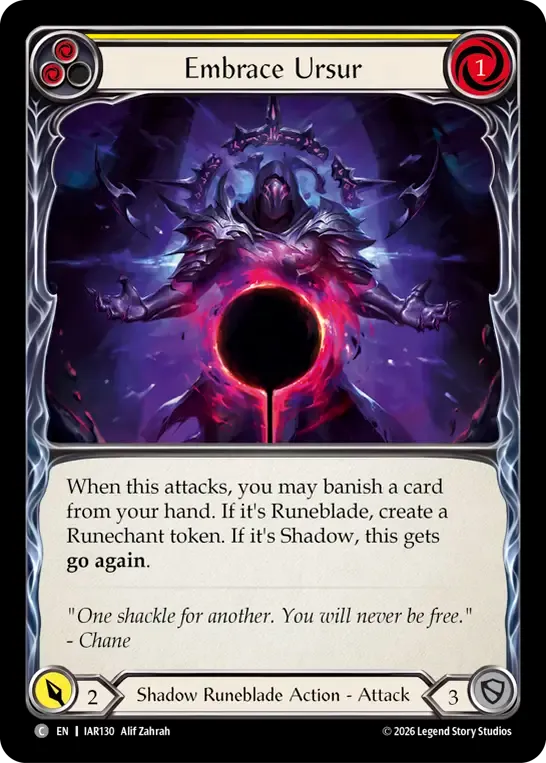 Embrace Ursur (Yellow) — Usurp the Shadow Throne — Flesh and Blood
