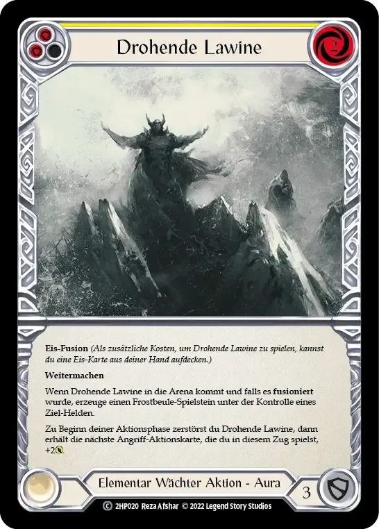Emerging Avalanche (Yellow) — History Pack 2 - Black Label — Flesh and Blood