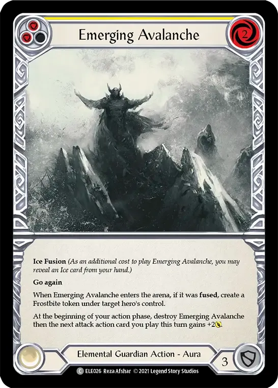Emerging Avalanche (Yellow) — Tales of Aria — Flesh and Blood