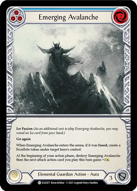 Emerging Avalanche (Blue) — Tales of Aria — Flesh and Blood