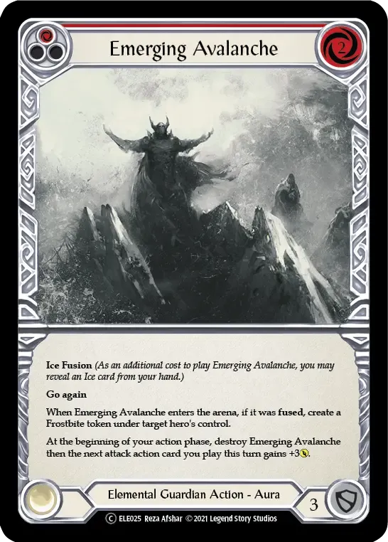 Emerging Avalanche (Red) — Tales of Aria - Unlimited — Flesh and Blood