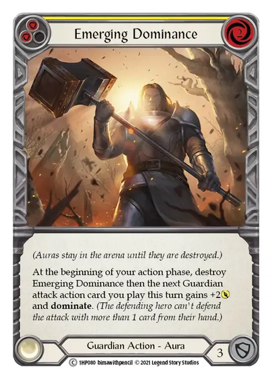 Emerging Dominance (Yellow) — History Pack 1 — Flesh and Blood