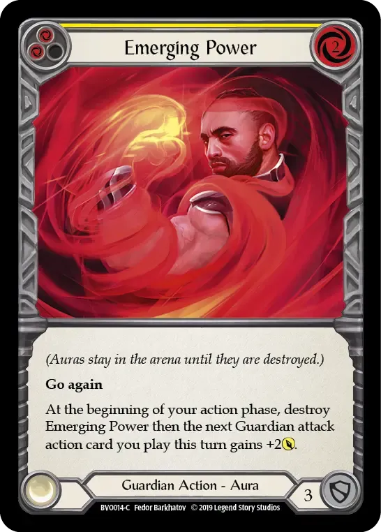 Emerging Power (Yellow) — Bravo, Showstopper - Hero Deck — Flesh and Blood