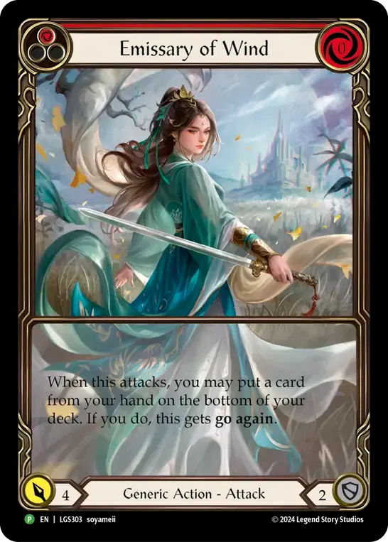 Emissary of Wind — Flesh and Blood: Promo Cards — Flesh and Blood