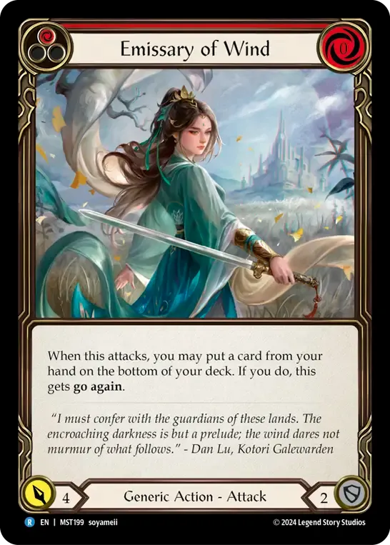 Emissary of Wind (Red) — Part the Mistveil — Flesh and Blood