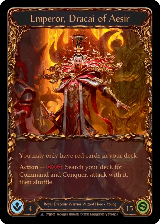 Emperor, Dracai of Aesir — Dynasty — Flesh and Blood