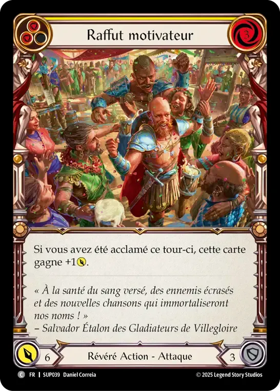 Raffut motivateur — Super Slam — Flesh and Blood